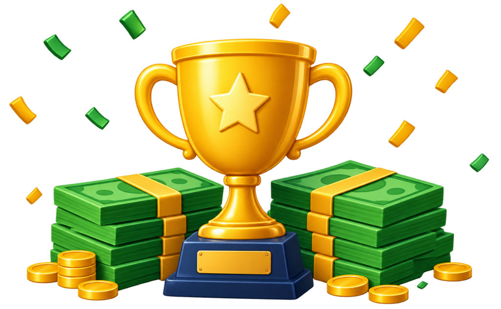 Lotto Pro Online winners list showing real Pick 3 and Pick 4 cash payouts